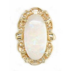 A1601 14K OPAL SLIDE 